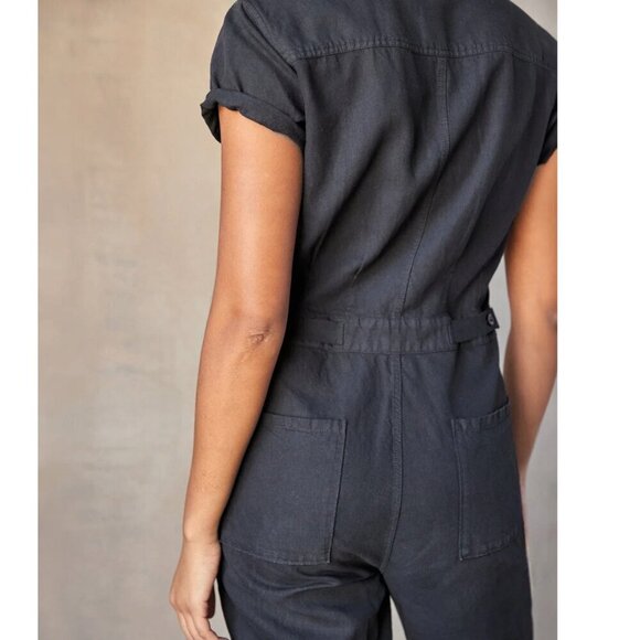 NEW! Outerknown | S.E.A. Suit, Short Sleeve Jumpsuit in Navy Blue - Picture 2 of 16